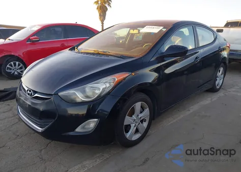 2012 Hyundai Elantra Gls (Ulsan Plant) from USA, damaged, VIN KMHDH4AEXCU415573